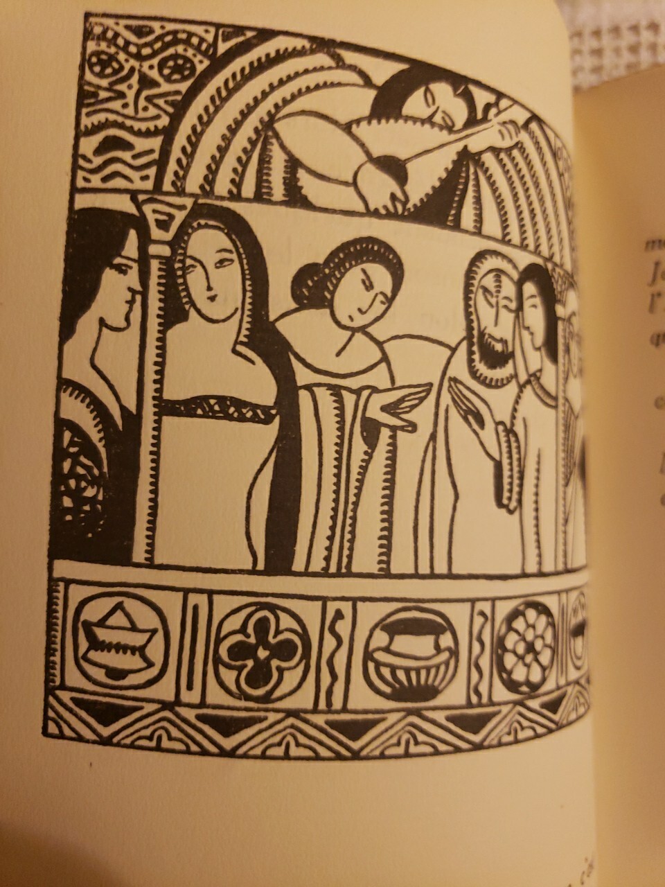 Vita Nova by Dante Alighieri French Book 1924 Deco Illustrations By GIO COLUCCI