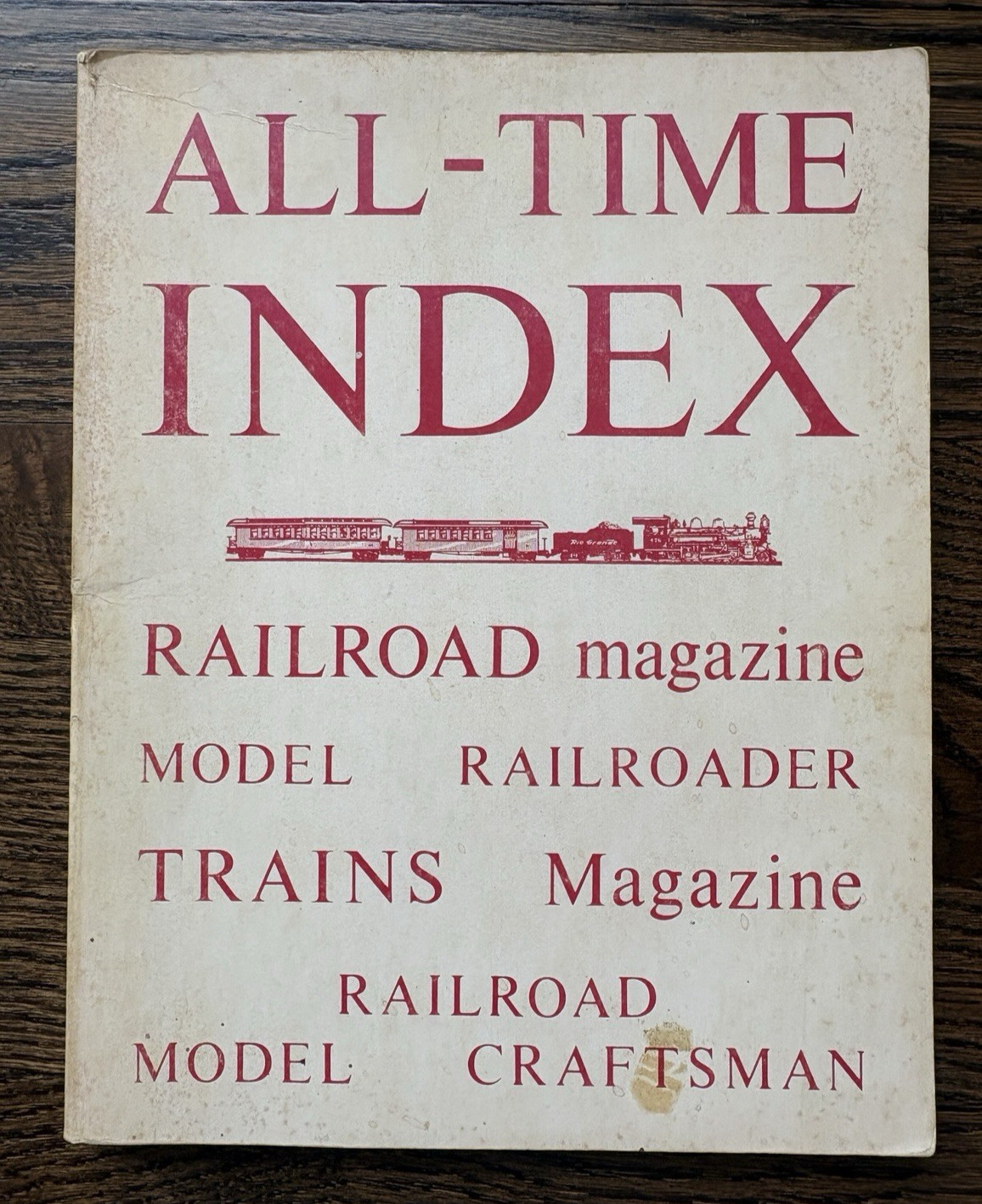 All Time Index Railroad Magazine Model Railroader Model Craftsman 1929 1969