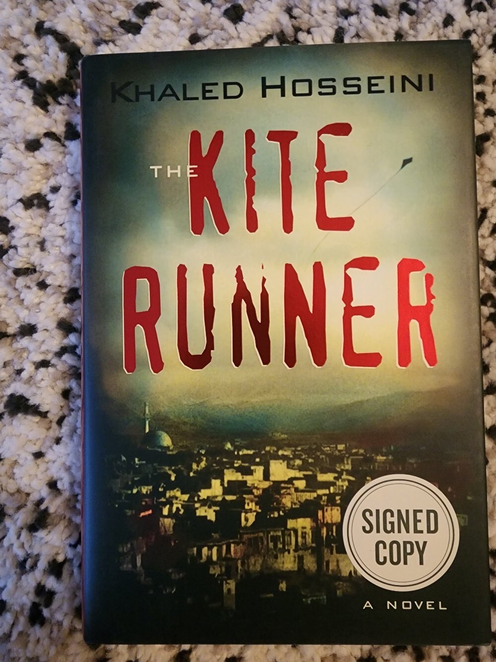 Khaled Hosseini SIGNED ✎ AUTOGRAPHED The Kite Runner Hard Cover. Illustrated ed.