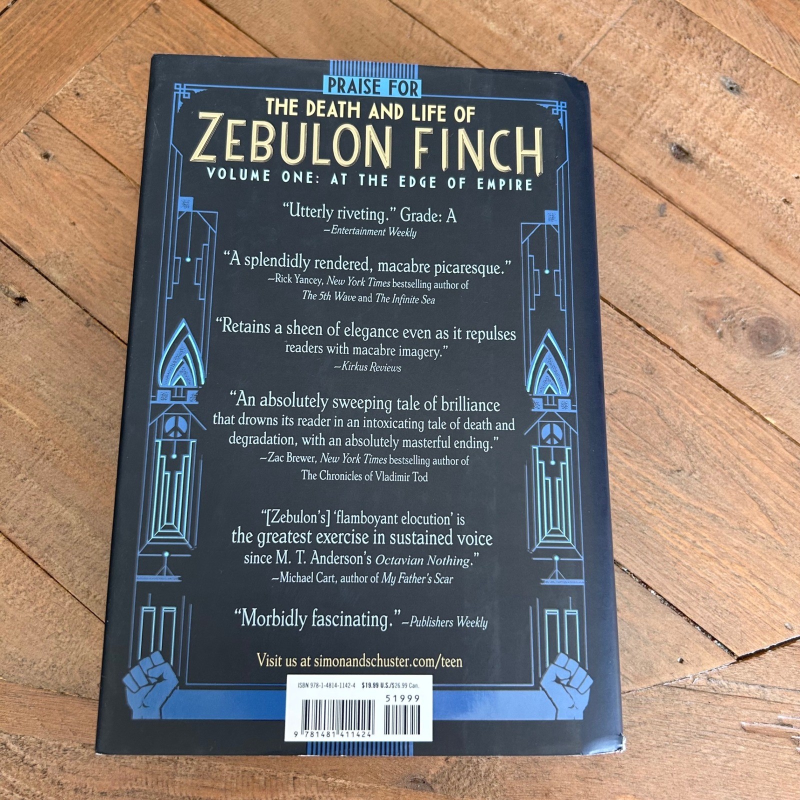 The Death and Life of Zebulon Finch Vol2 Empire Decayed Daniel Kraus 1st Edition