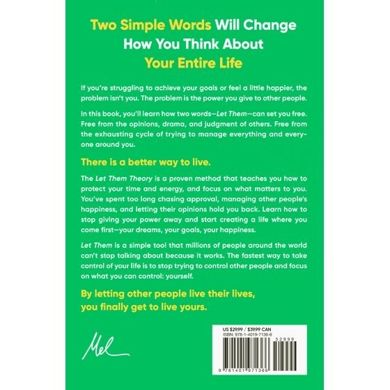 The Let Them Theory Spiral Bound by Mel Robbins 2024 English Edition