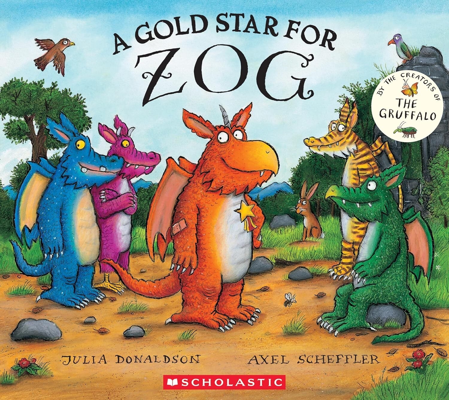 A Gold Star for Zog Paperback – Picture Book Scholastic Childrens Book