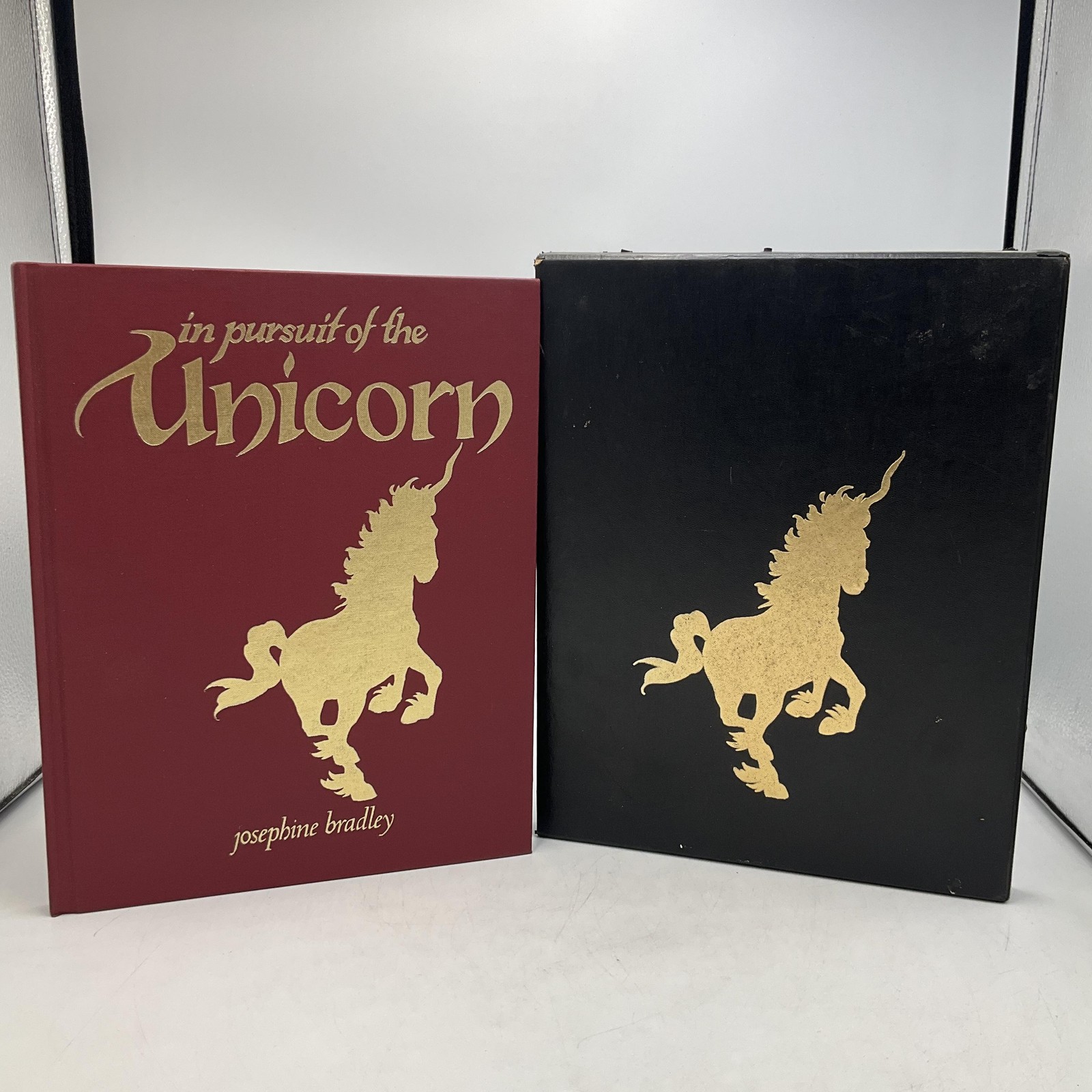 Vintage In Pursuit Of The Unicorn Josephine Bradley Books HC Special Ed 1981 USA