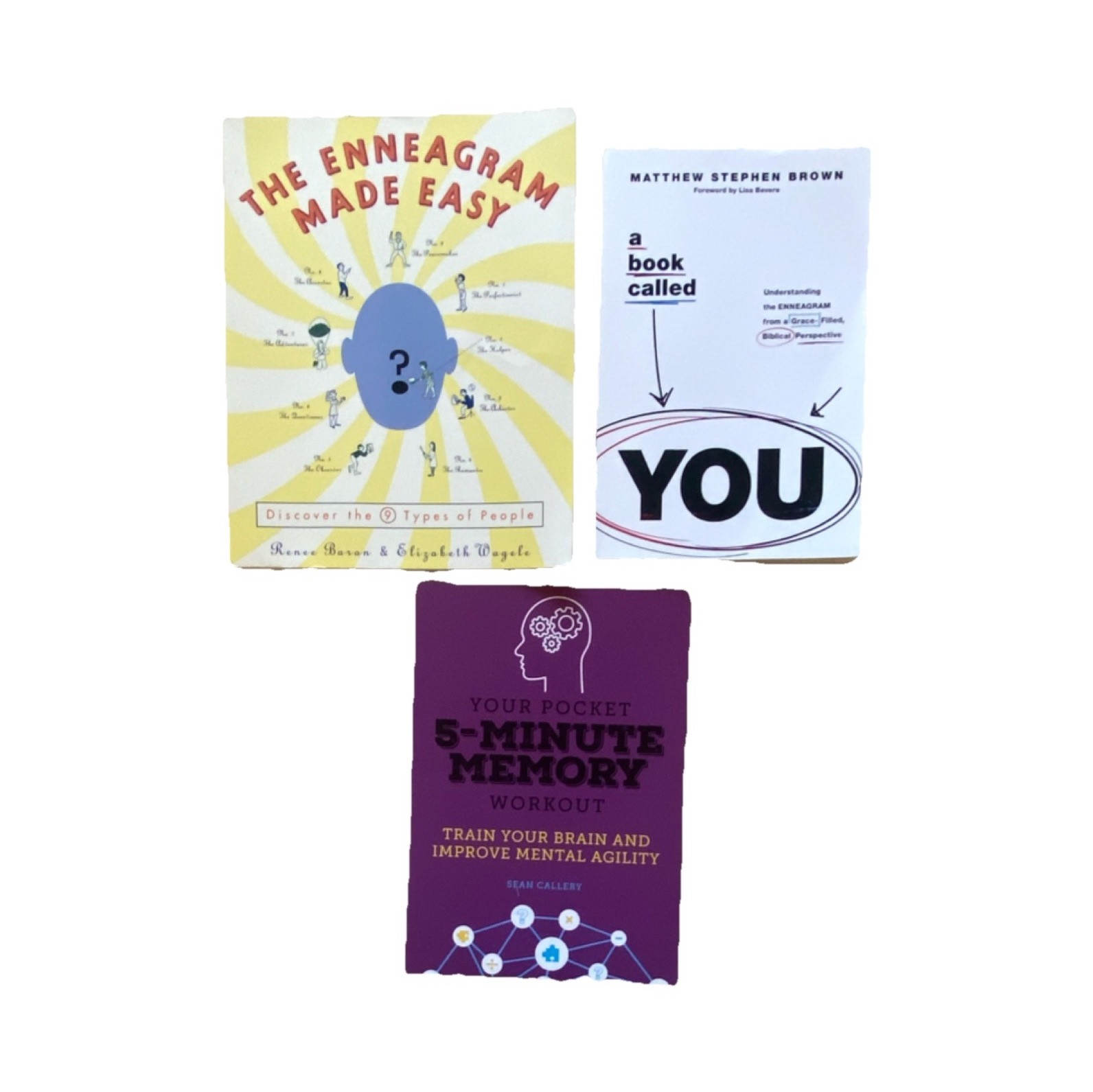 The Enneagram Made Easy Baron Wagele, YOU Brown, Memory Workout Callery Paperba…