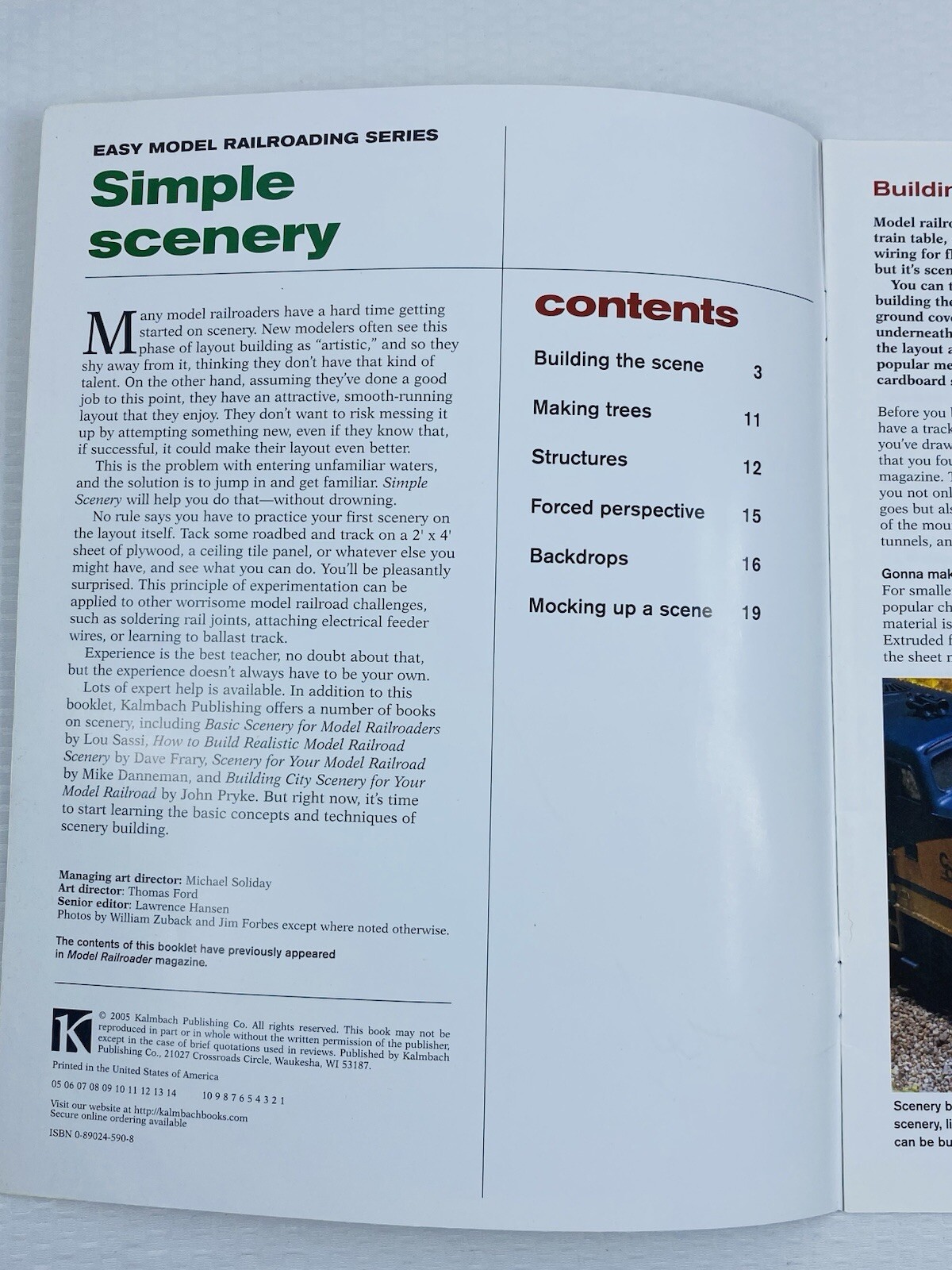 MODEL RAILROADER BOOKS: Simple Scenery – Easy Model Railroading