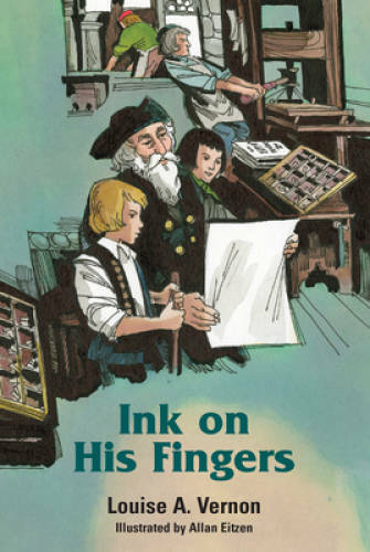 Ink on His Fingers (Louise a. Vernon Historical Fiction Series, 12) – GOOD