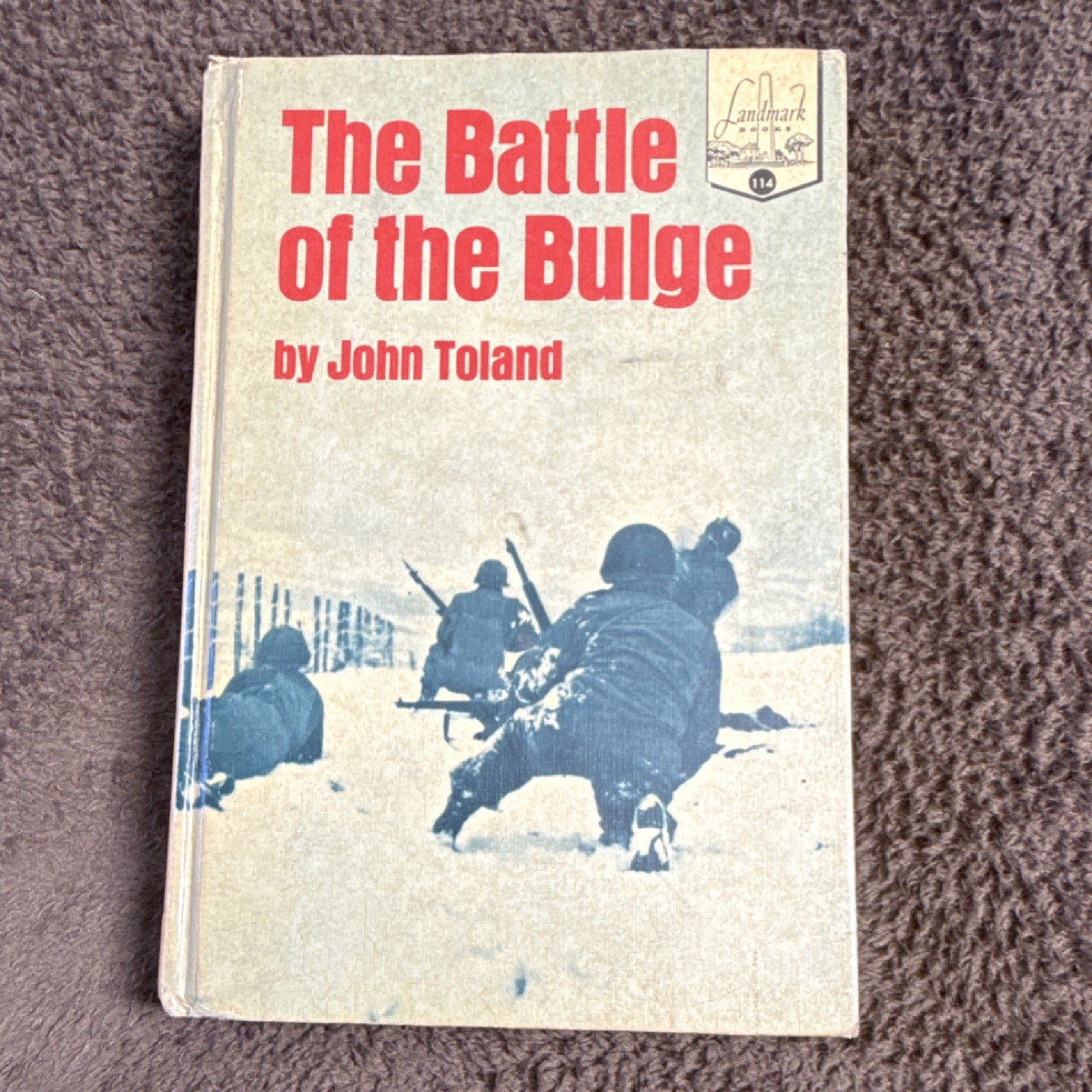 The Battle of the Bulge by John Toland Hardcover Random House 1966 Illustrated