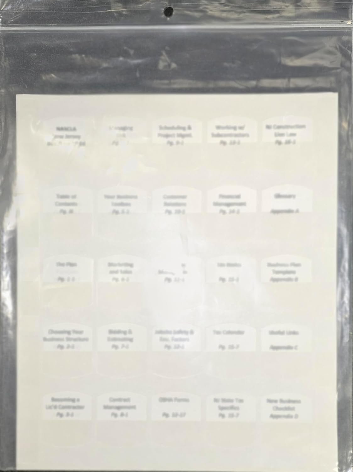 Pre-Printed Tabs – Masonry and Sitework for the Residential Contractor – 2nd Ed