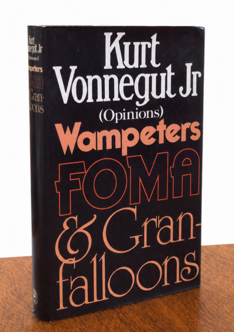(1st UK) VONNEGUT: ‘Wampeters, Foma and Granfalloons (Opinions)’, Vg HB/DJ