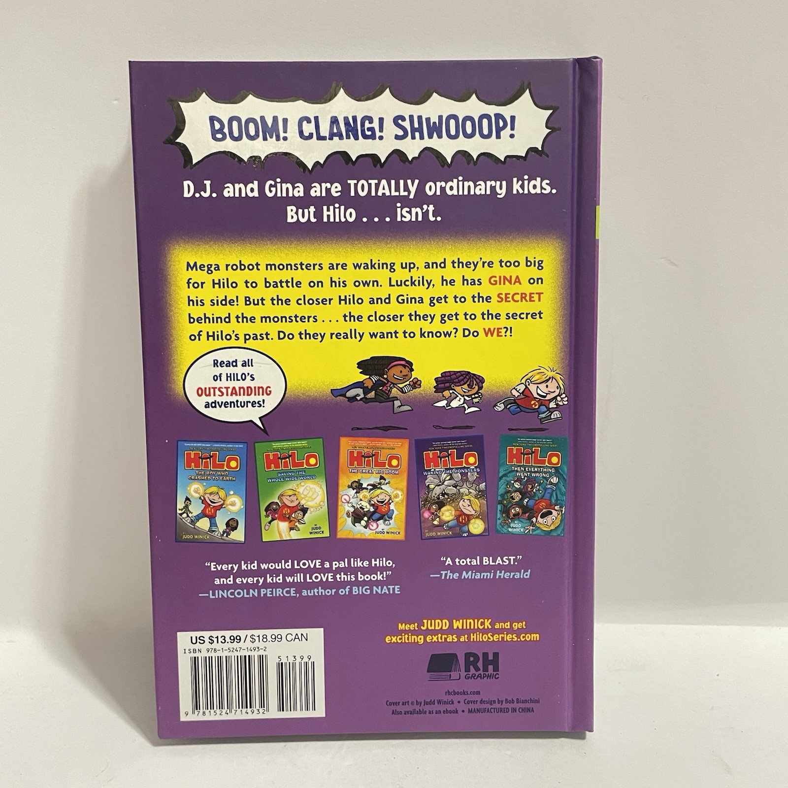 Hilo The Great Big Box Set Books 1-6 Hardcover Graphic Novel Judd Winick Comic