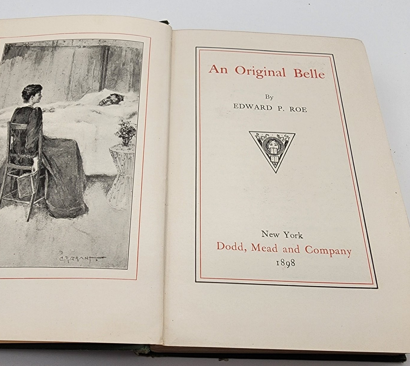An Original Belle E.P. Roe 1898 Edition Victorian Novel Dodd Mead & Company