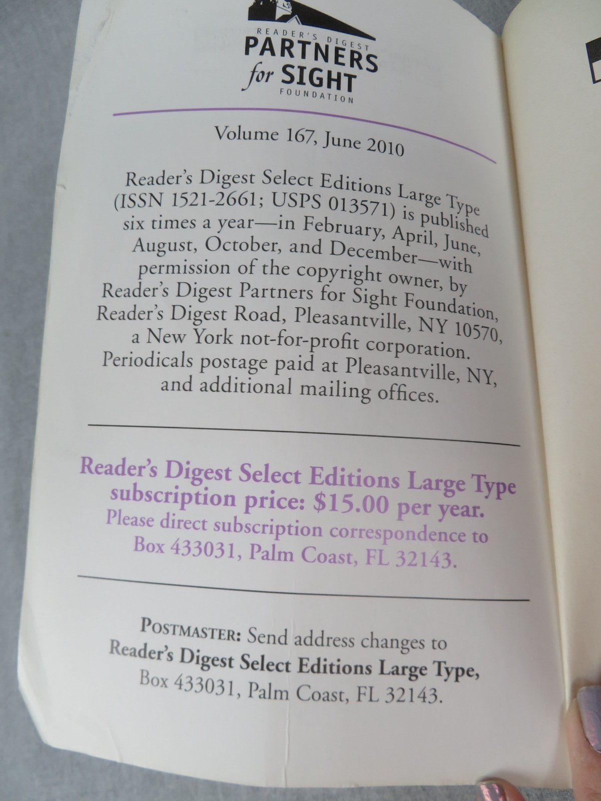Readers Digest Large Type Nicholas Sparks “The Lucky One” + Sugar Queen
