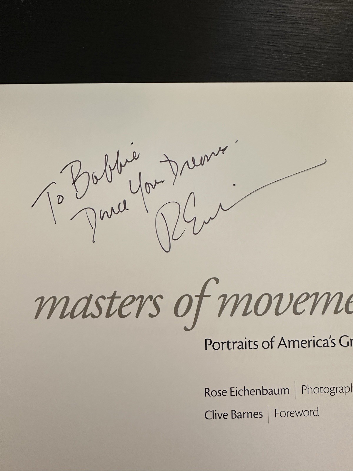 Super Unique Exciting Dance History Book Autographed