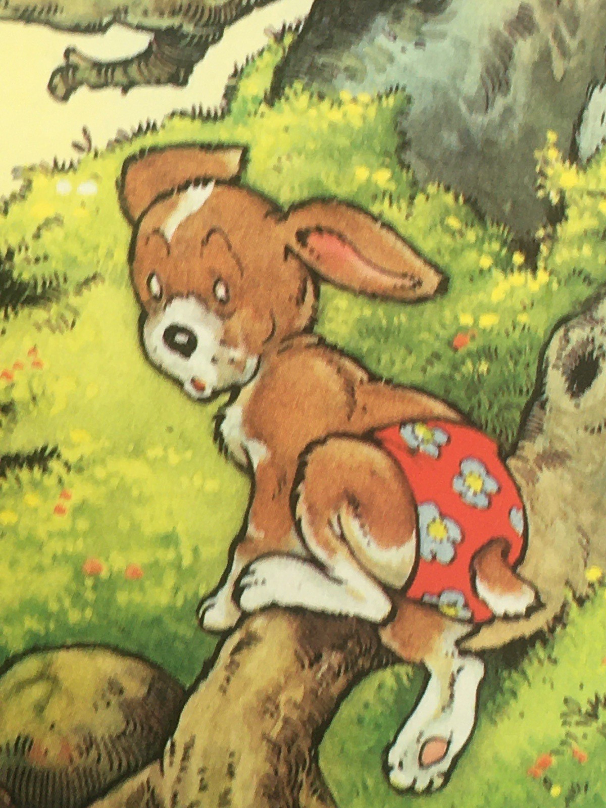 Children’s Characters Fun Fold Out Cardboard Book Colorful Holland 1984 Vintage