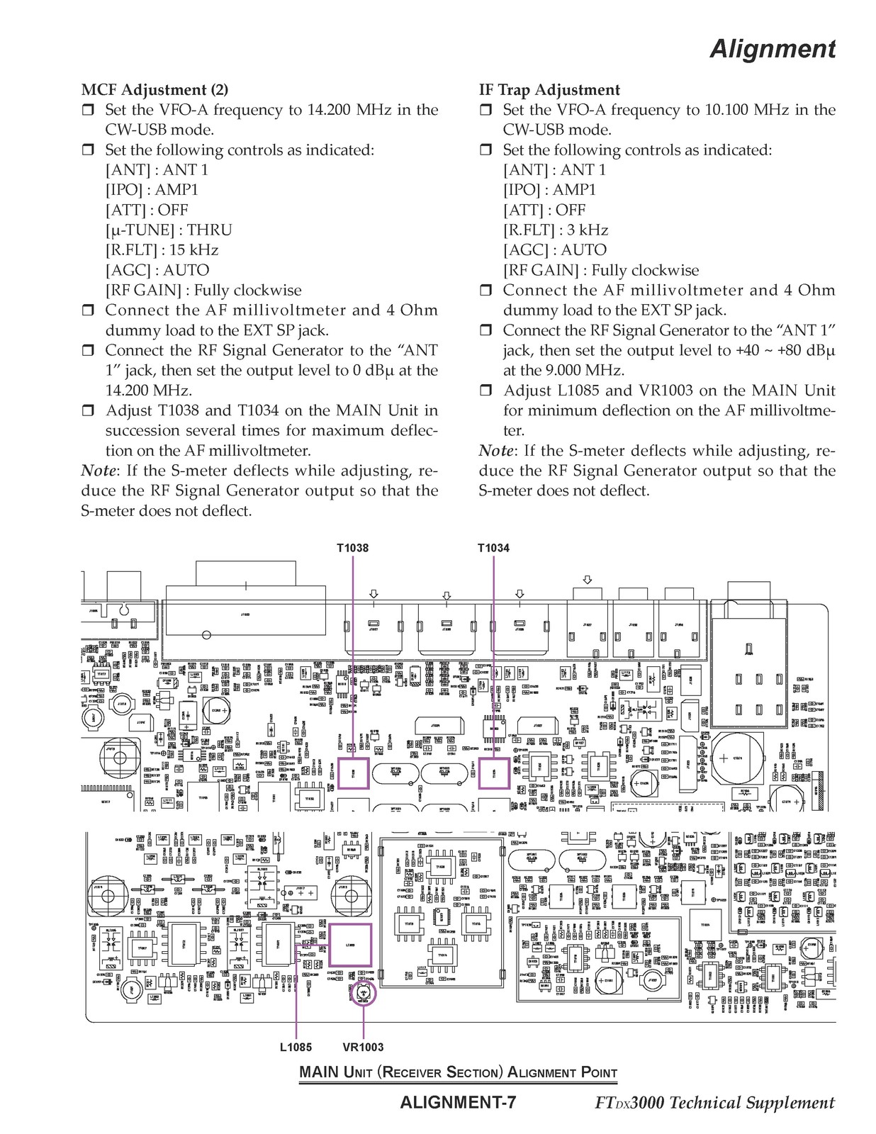 YAESU FTDX3000 Transceiver Technical Supplement Manual, BOUND, COVERS, FOLDOUTS