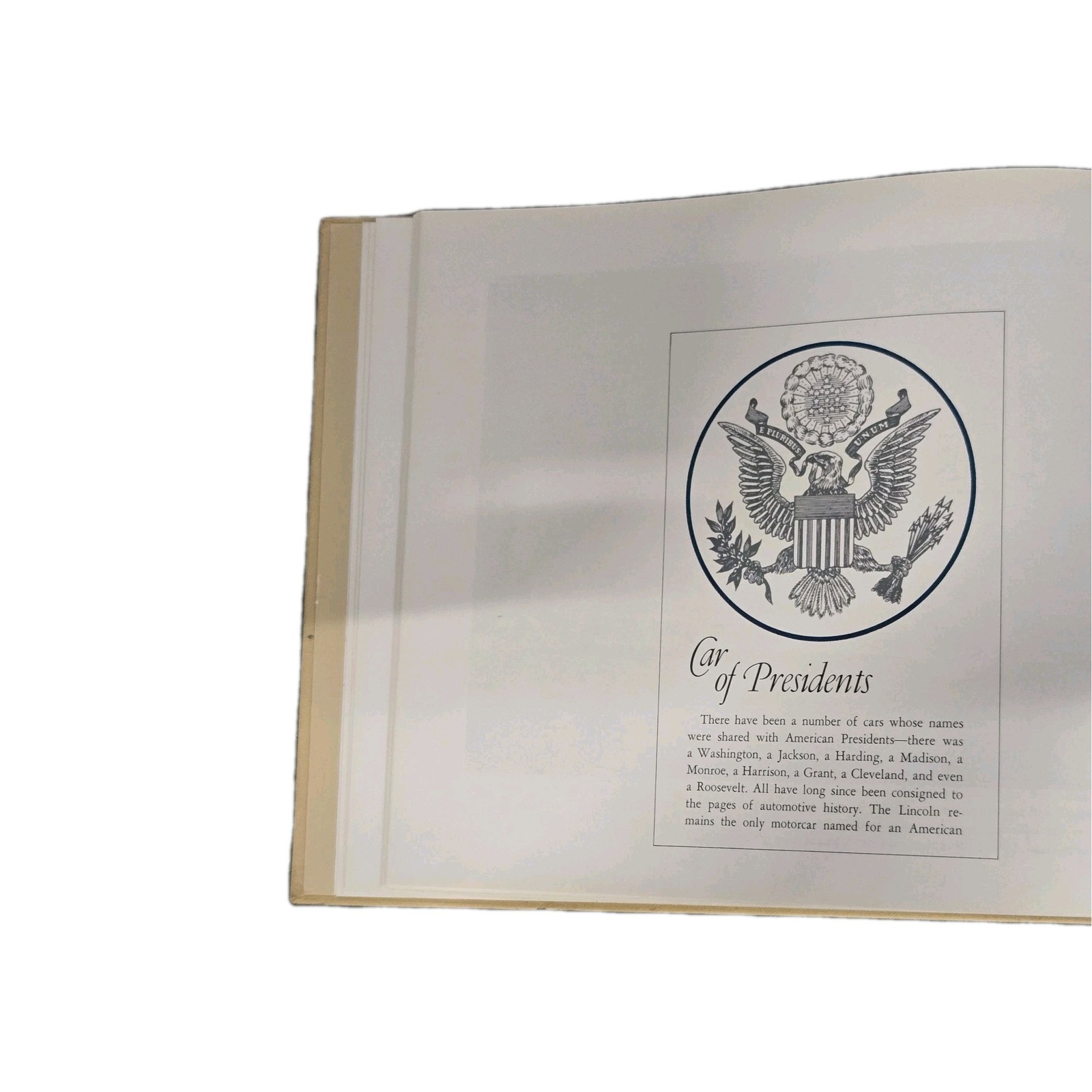 AUTOMOBILE QUARTERLY SPECIAL “CLASSIC TRADITION THE LINCOLN MOTORCAR” W/SLIPCASE