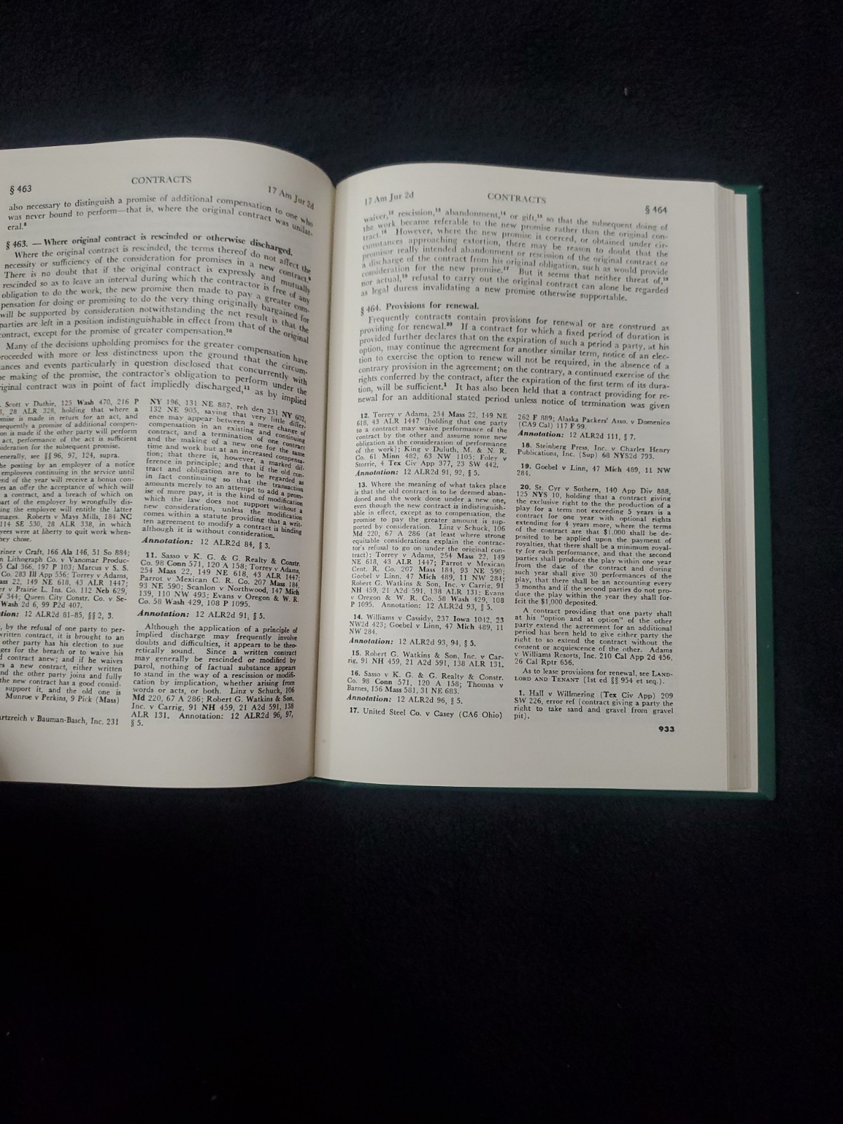 American Jurisprudence 2d Contracts