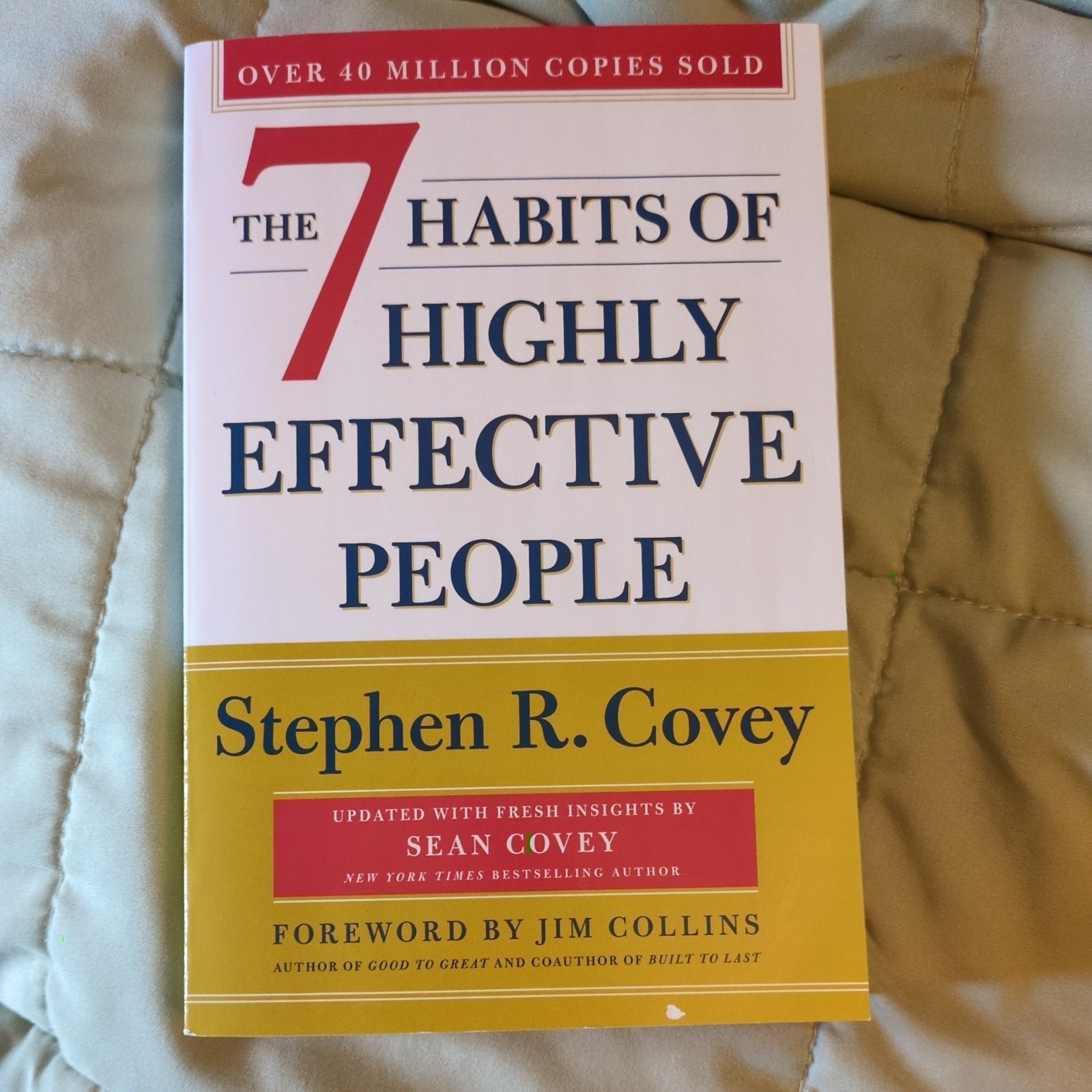 The 7 Habits of Highly Effective People – by Stephen R Covey. paperback 2020