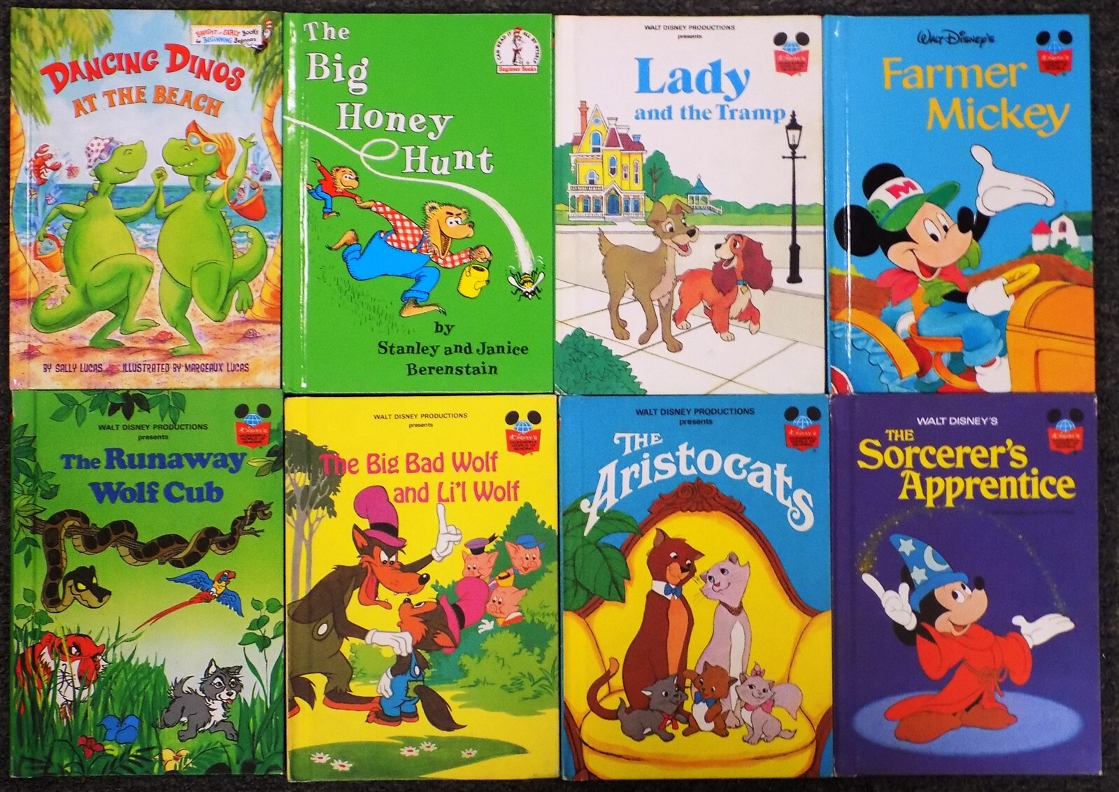 Lot of 8: 8.75″ X 6.25″: I Can Read! Shared MY FIRST READING + DISNEY Hardcover