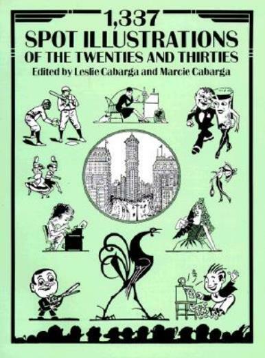 1,337 Spot Illustrations Of The Twenties And Thirties