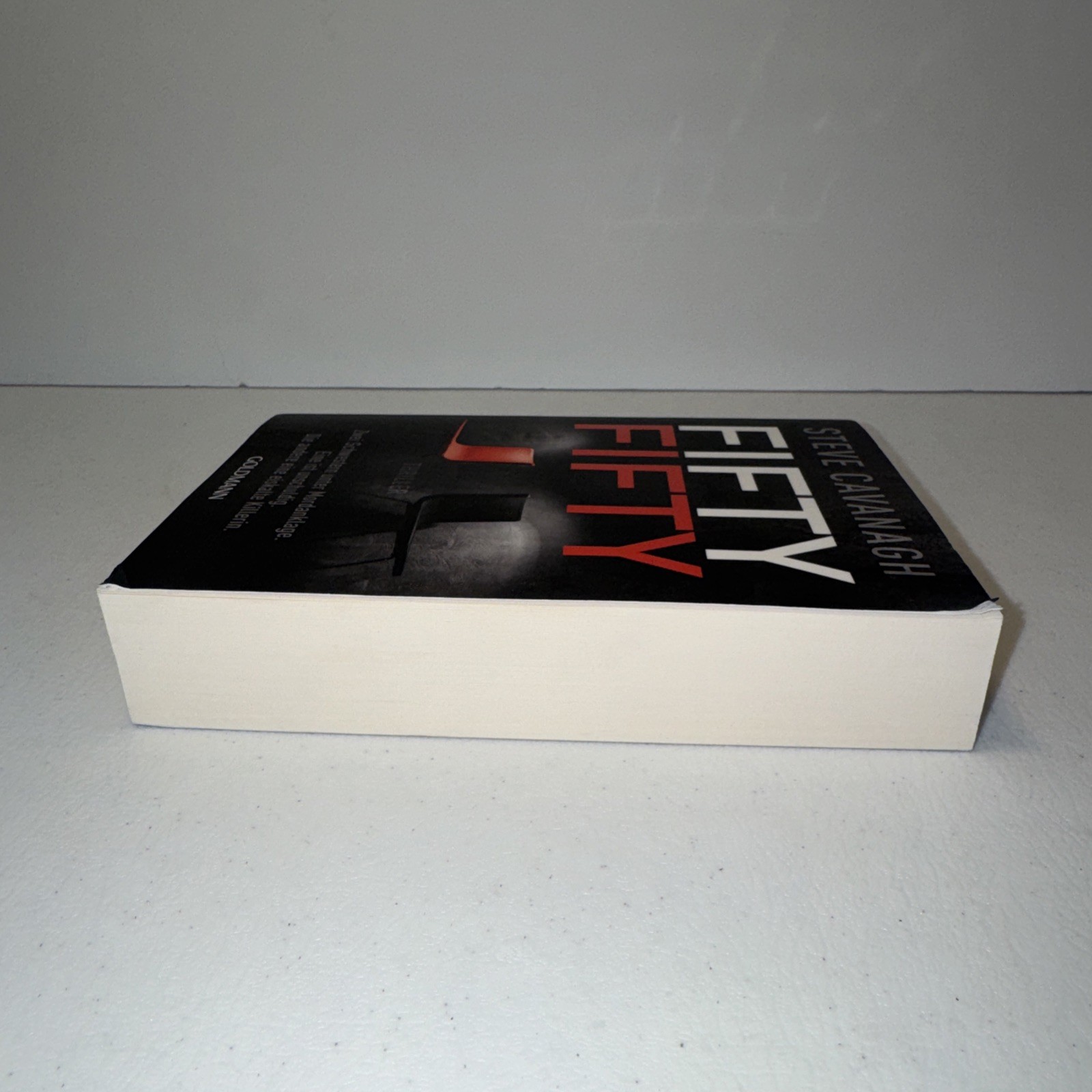 Fifty-Fifty by Steve Cavanagh (paperback) GOOD 9783442494736