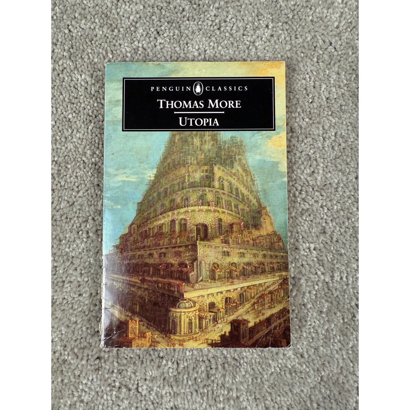 Thomas More Utopia Paperback Translated by Paul Turner Vintage Book