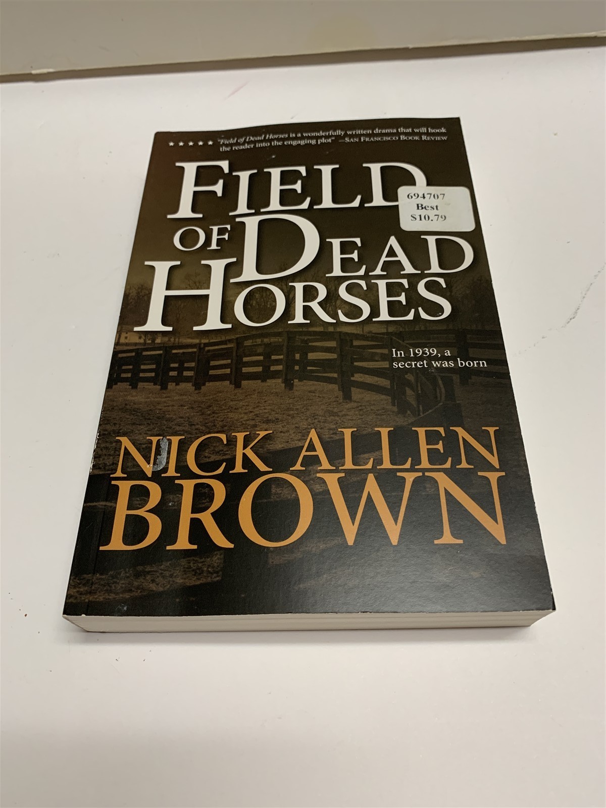 Field of Dead Horses by Nick Allen Brown Georgetown KY Novel