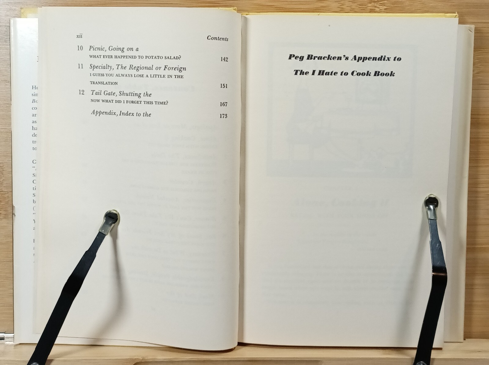 Appendix to the I Hate to Cook Book with over 140 Recipes and 323 Afterthoughts