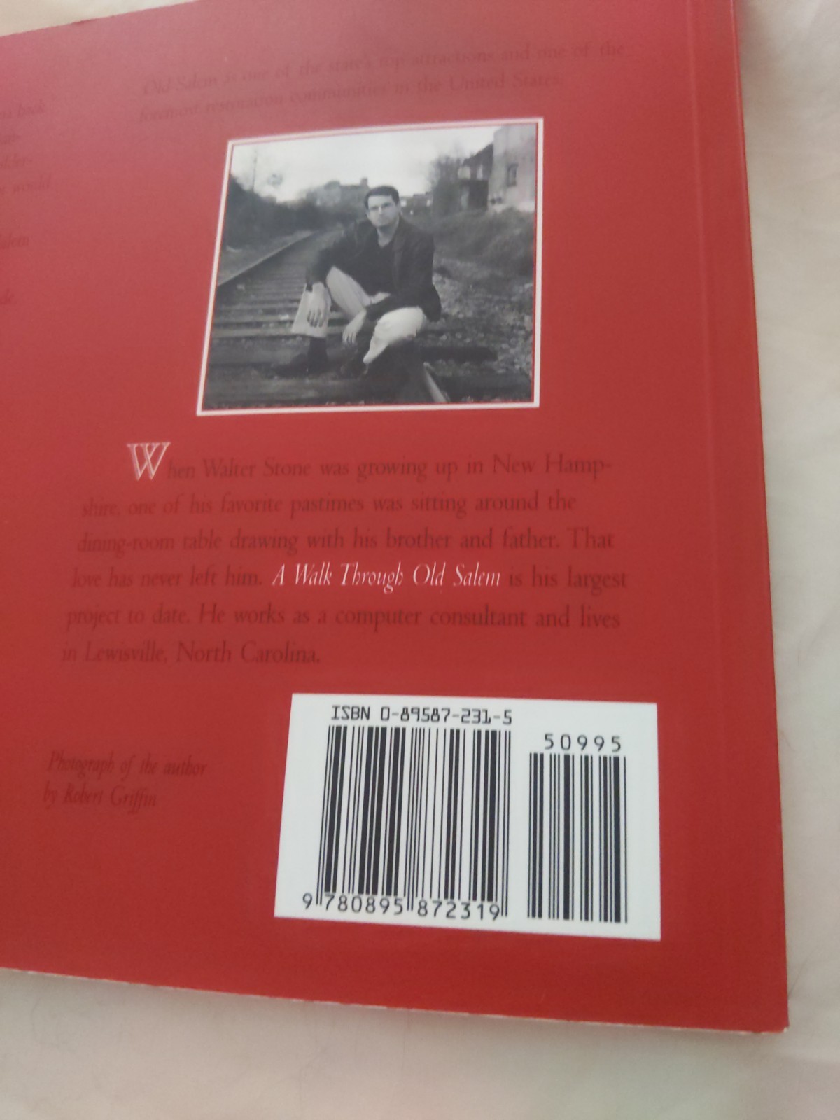 A Walk Through Old Salem Paperback By Walter Stone Winston NC North Carolina