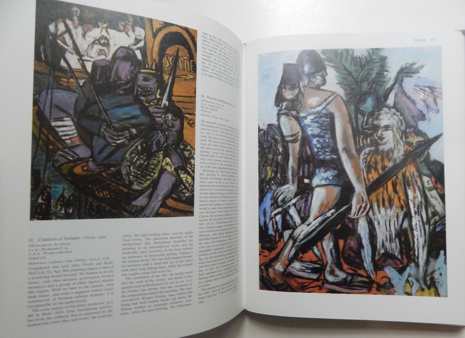 MAX BECKMANN A RETROSPECTIVE art exhibition catalog St Louis 1984 1E HC