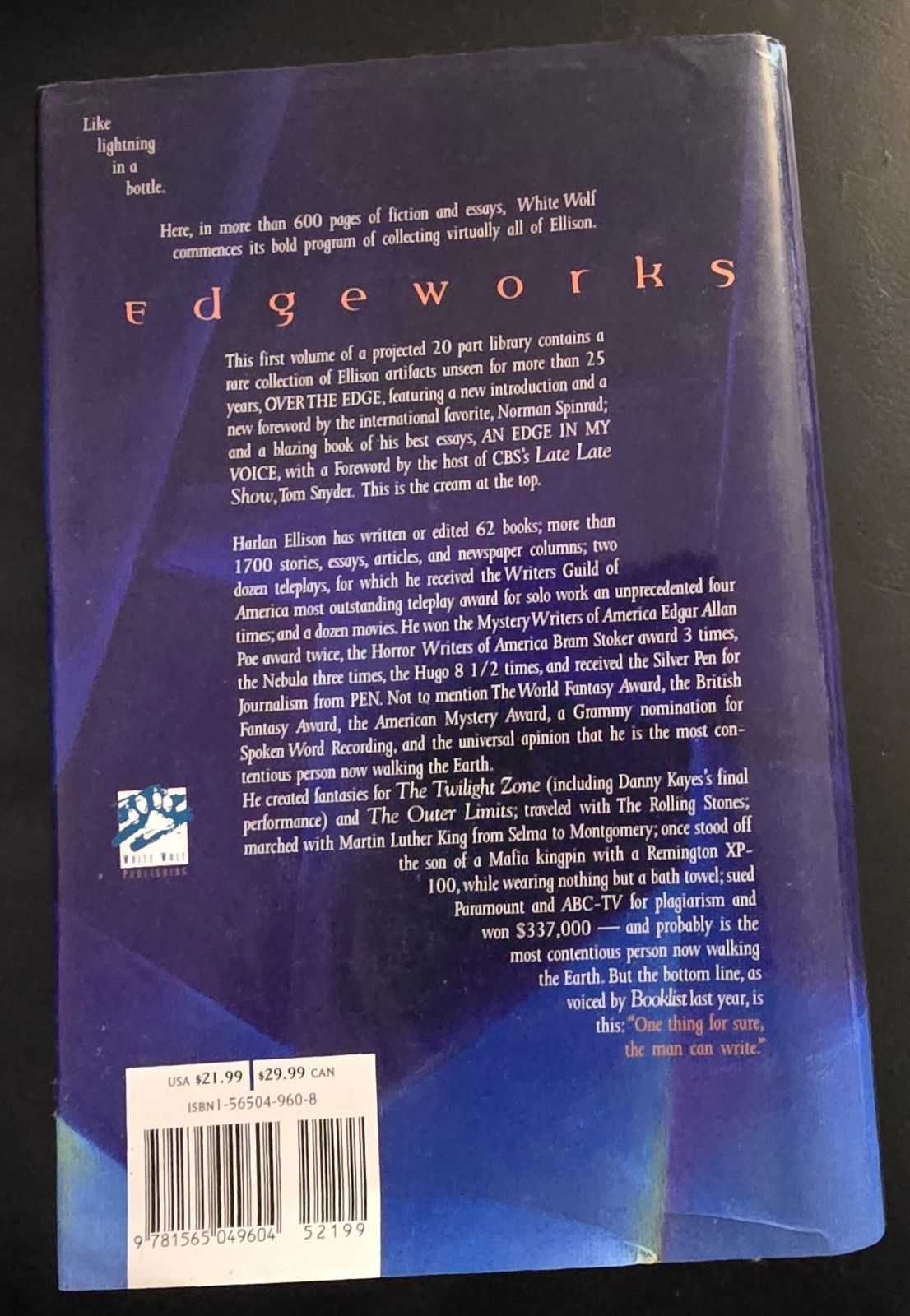 Harlan Ellison Edgeworks Volume 1 hardcover 1996 First Edition