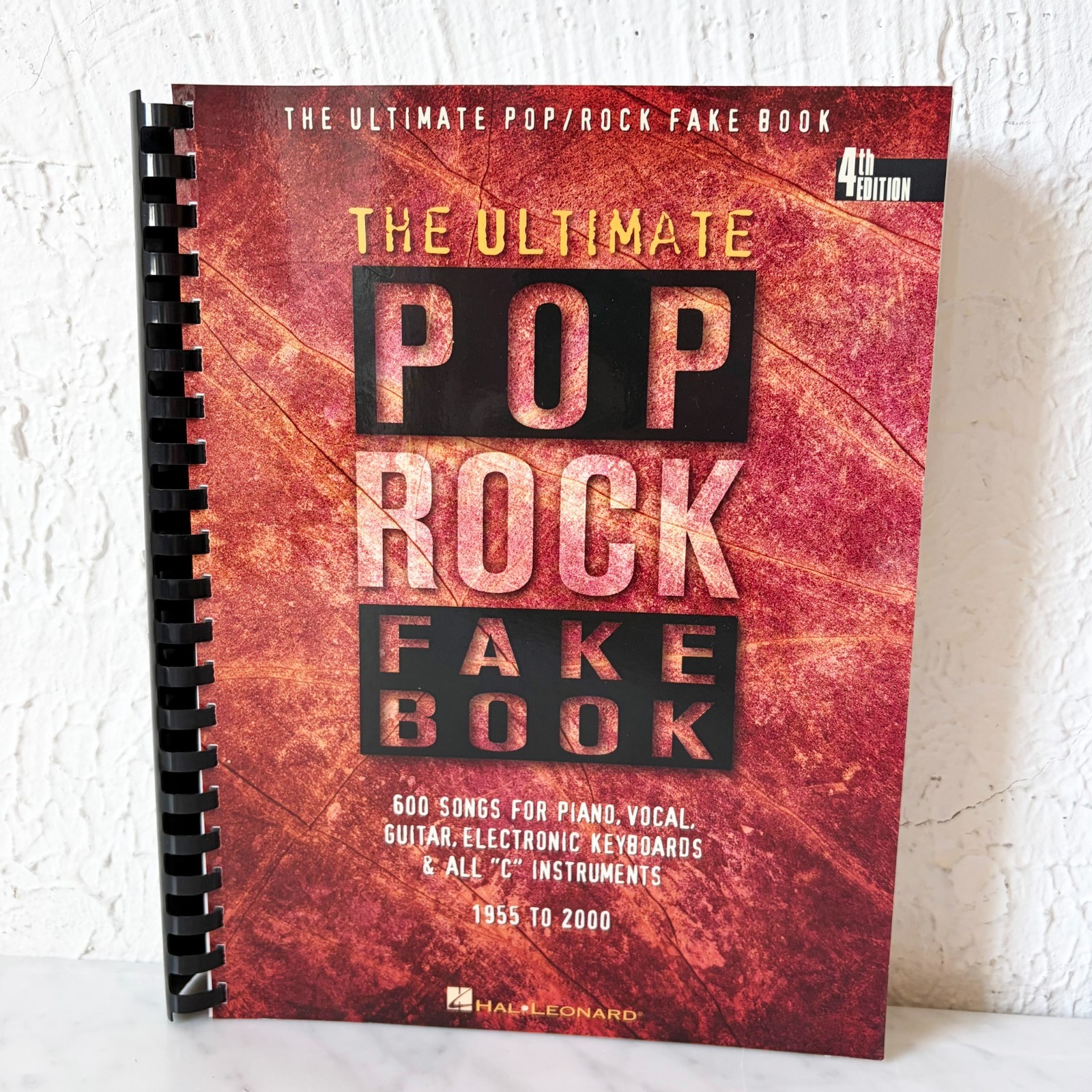 Hal Leonard Ultimate Pop Rock Fake Book 4th Ed Piano Guitar Songbook 600 Songs