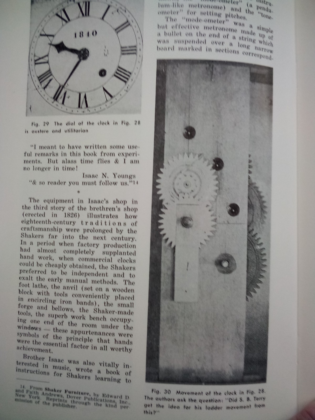 Shaker Clock Makers, by GIbbs & Meader. No date. PB