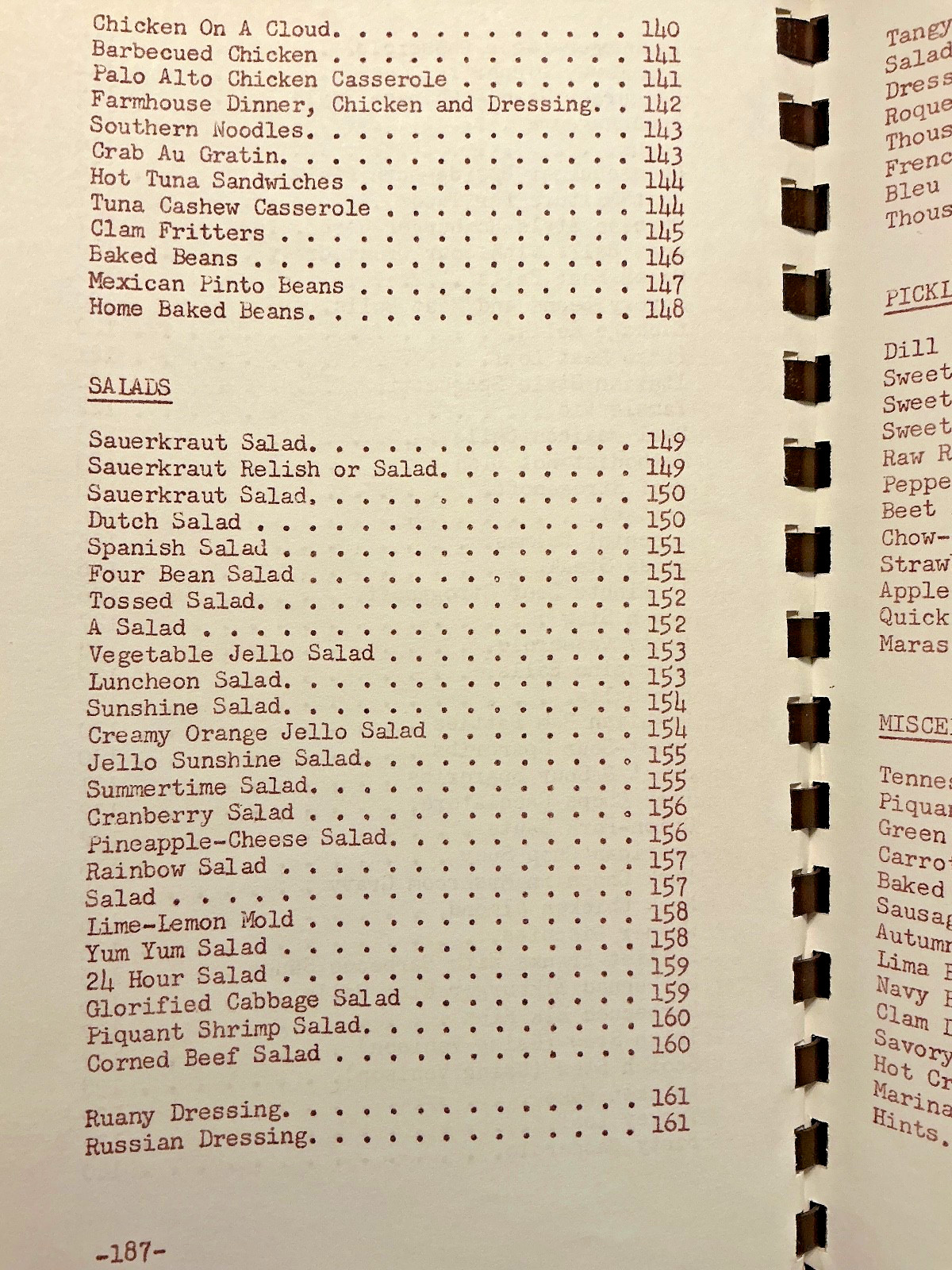 RECIPES. Longview United Methodist Church, Longview, Washington. COOKBOOK. 1986.
