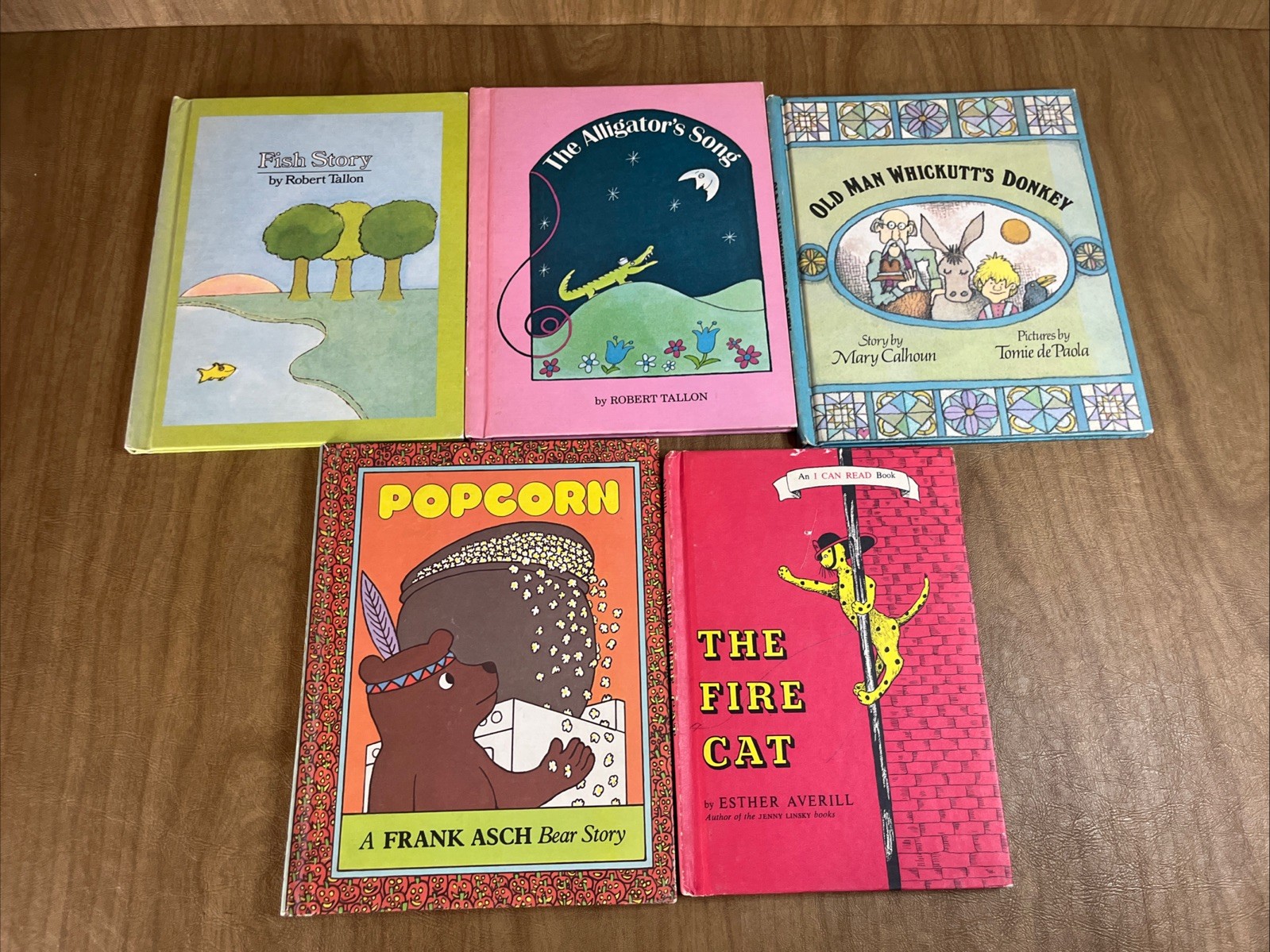 Lot 5 Parents Magazine Press I Can Read Kids Books Vintage Popcorn Fire Cat
