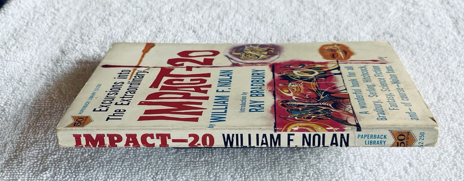 Impact-20 ~ William F. Nolan ~ Paperback Library 1966 ~ 1st Edition ~ Signed