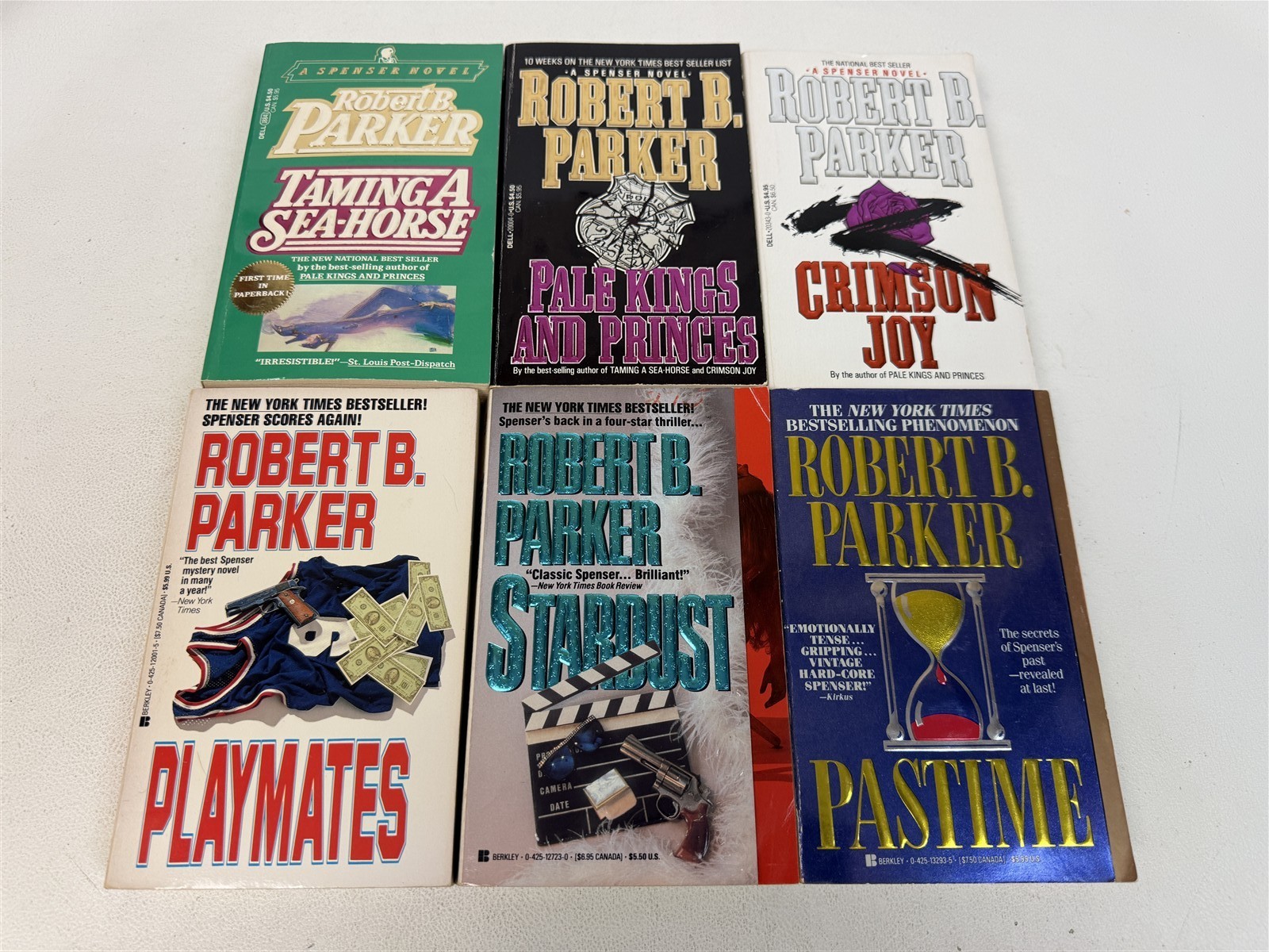 Robert B Parker Lot 49 ALL SPENSER Novels Godwulf Manuscript to Bye Bye Baby