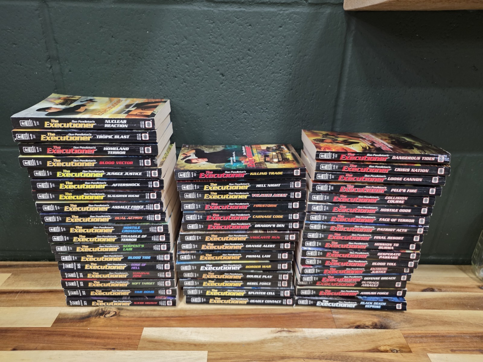 Set Series Lot of 49 Executioner books by Don Pendleton Mack Bolan 321-369