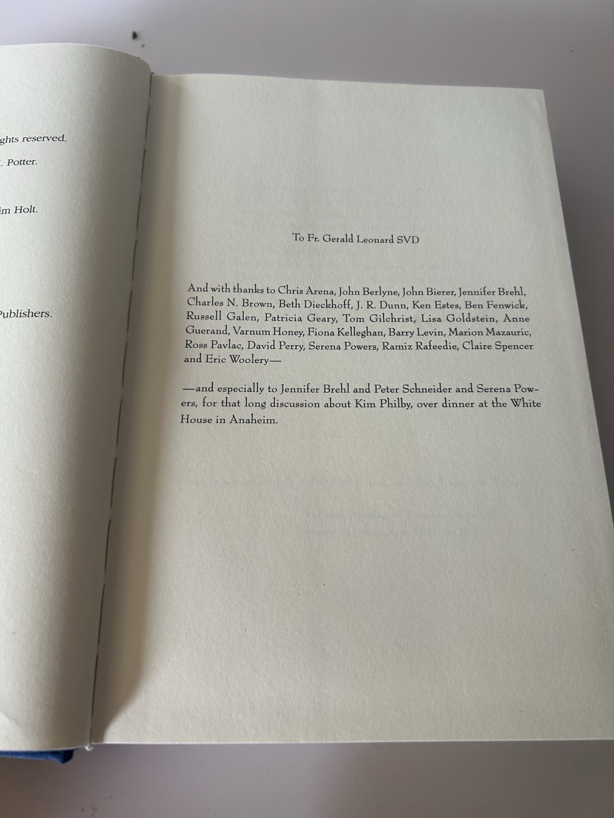 Declare Book Tim Powers Signed Limited Edition Subterranean Press Number 401/474