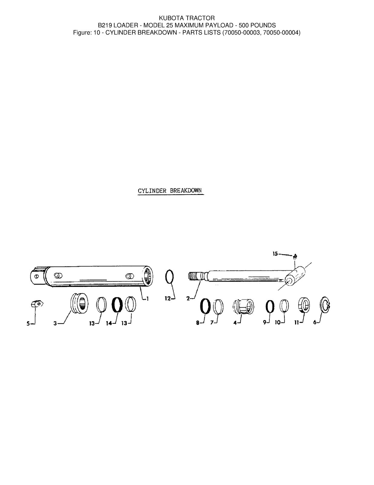 KUBOTA B219 Model 25 Loader Operators Manual – TOUGH WIRE BINDING – TOUGH COVERS