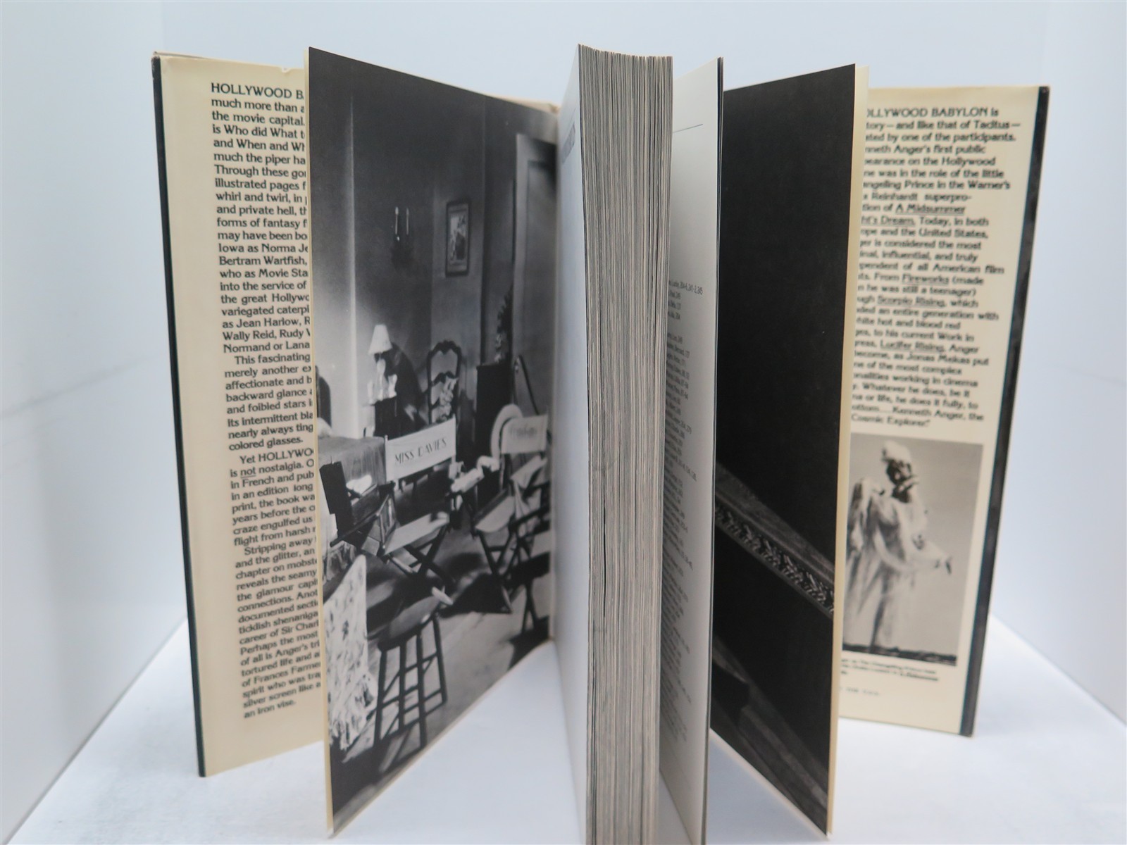 Kenneth Anger “Hollywood Babylon” 1st edition 38th printing HCDJ 1975 US