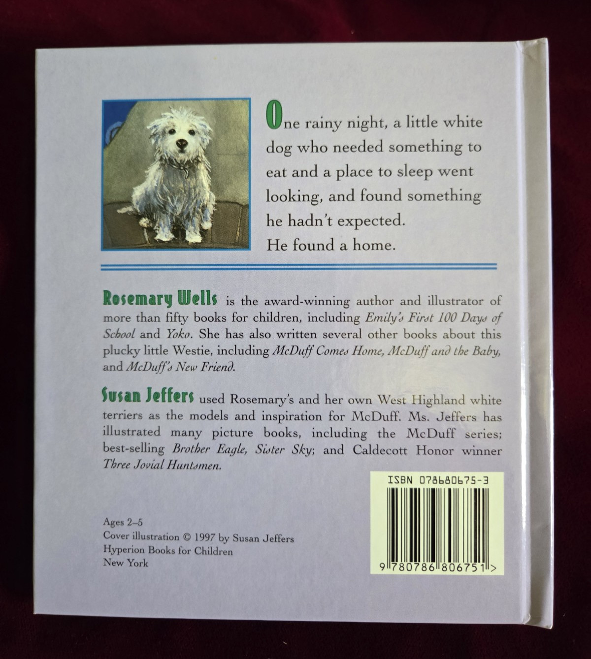 McDuff & Friends Board Book Boxed Set Rosemary Wells Susan Jeffers w/ Stickers