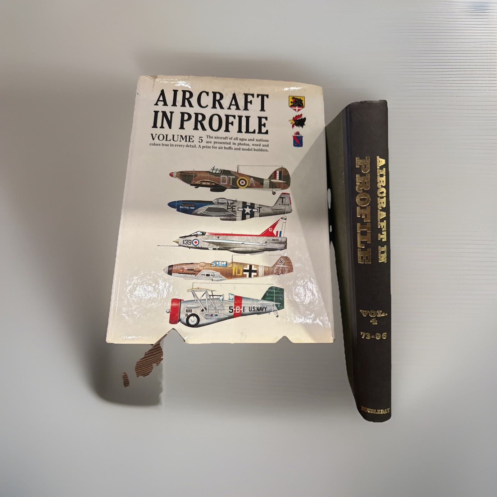 Aircraft in Profile Vol 4 & 5 Lot Of 2 Books Doubleday First Editions Military
