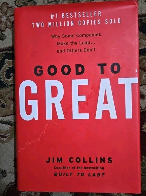 Good to Great by Jim Collins – Hardcover/DJ 2001 1st ED LIKE NEW
