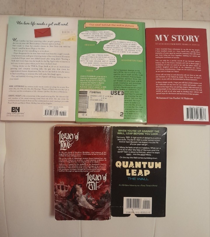 Miscellaneous Paperback Book Bundle Lot Of 5