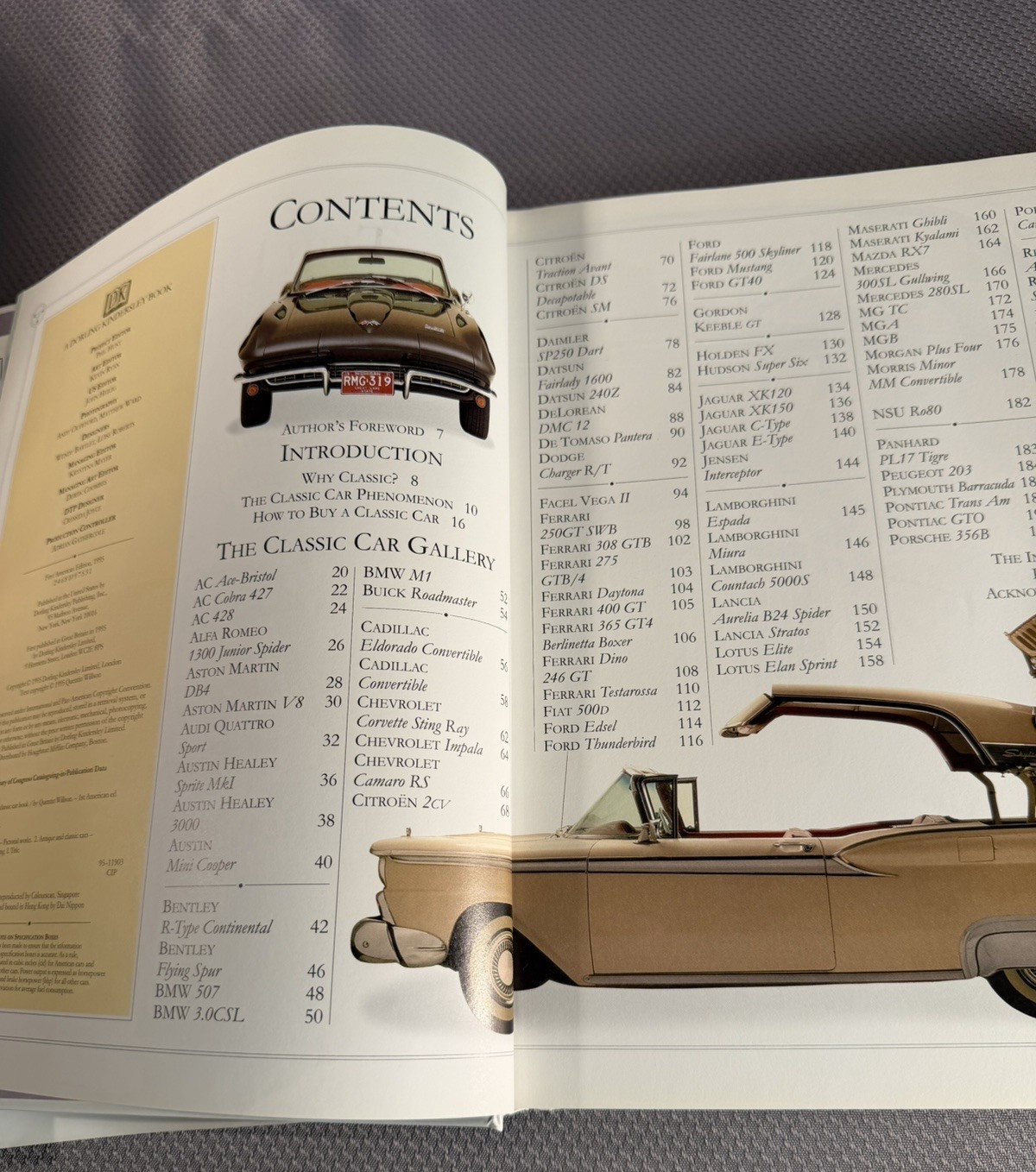 Classic Cars of the World Quentin Willson (1995, Hardcover) 1ST American Edition