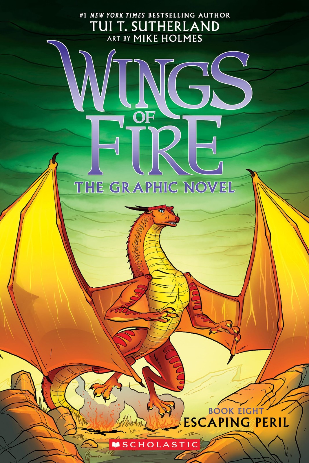 Escaping Peril: A Graphic Novel (Wings of Fire Graphic Novel #8) (8)