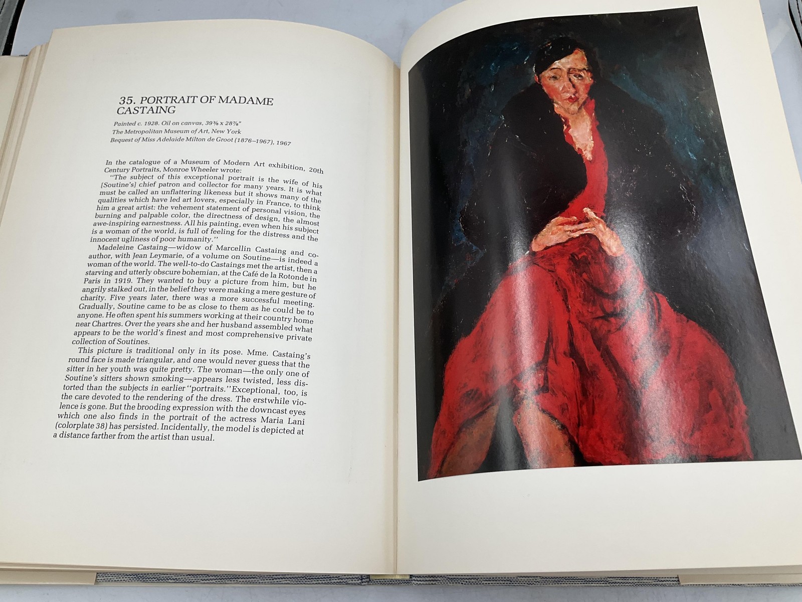 SOUTINE Alfred Werner 1977 Hardcover Harry N Abrams Japan Jacket Illustrated