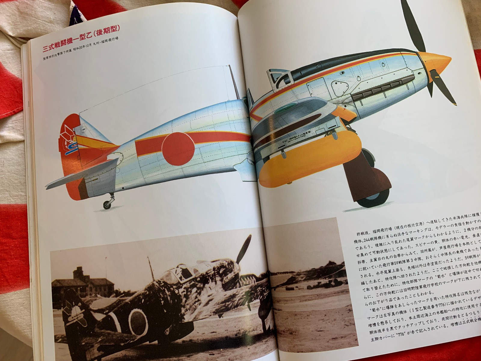KAWASAKI Ki-61 HIEN TYPE 3 FIGHTER Vintage Model Art 263 FREE USA POSTAGE!