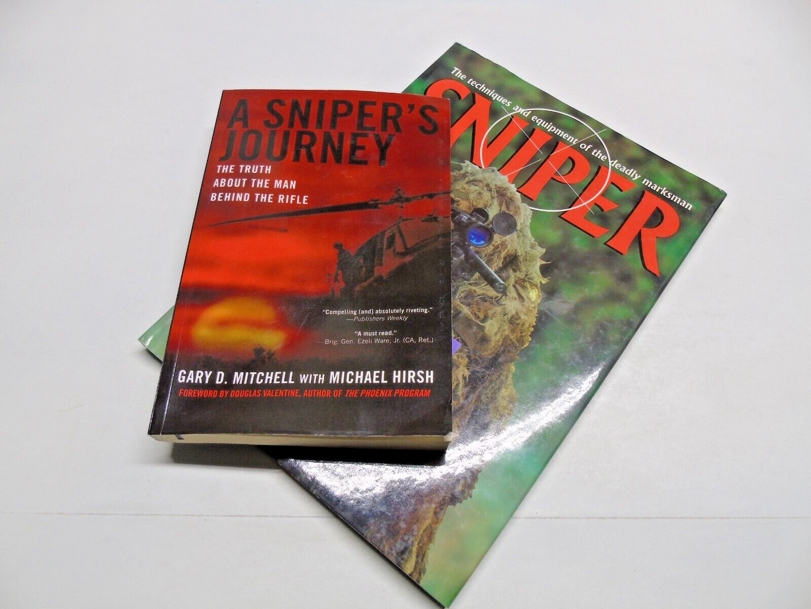 Lot of 2 Sniper Books – Sniper & A Sniper’s Journey – World of Combat Sniping